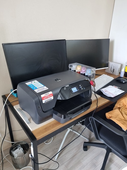 천안 프린터 렌탈 HP8210 1인 사무실 설치 사진 1
