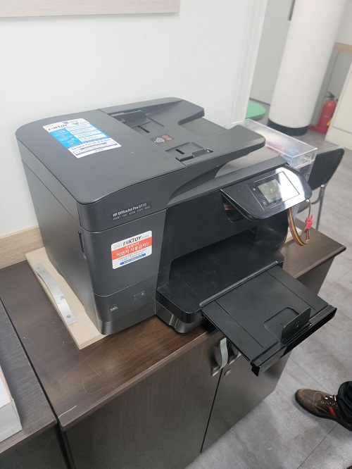 천안 HP8710 부동산 사무실 복합기 설치 사진 2