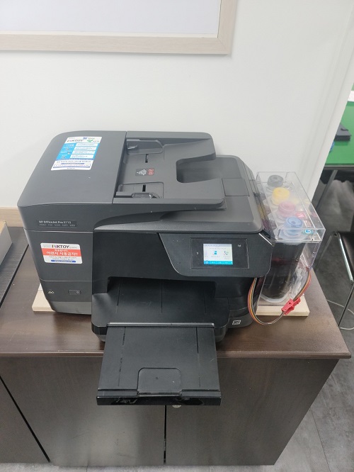 천안 부동산 복합기렌탈 HP8710 설치 사진 3