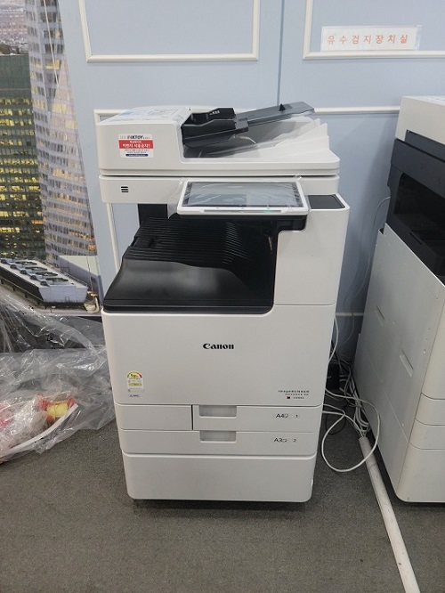 천안 복합기렌탈 캐논 iR ADV DX C3922 설치 현장 사진 3